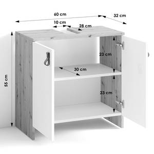 Badezimmerset Westerly I (2-teilig) Anthrazit