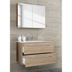 Set mobili da bagno Muniz II (2) Effetto quercia di Sonoma - Larghezza: 60 cm