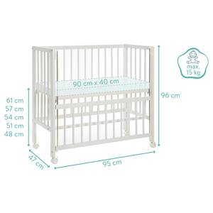 Beistellbett  Fillikid Basic I Weiß