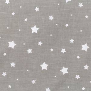 Cuscino laterale Stelle I Grigio - Tessile - 25 x 10 x 60 cm