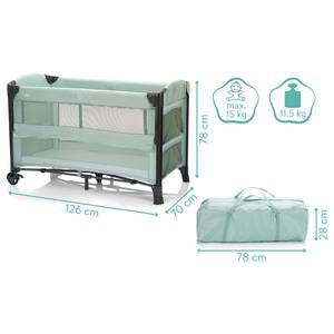 Campingbedje Fillikid Basic Mintkleurig