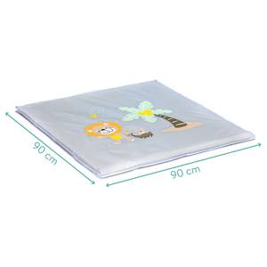 Box per bambini Leone Grigio - Metallo - Materiale sintetico - 93 x 76 x 93 cm