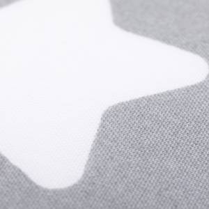 Seitenschlafkissen Sterne Grau - Textil - 20 x 10 x 190 cm