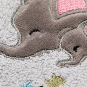 Handdoek met capuchon Olifant Grijs - Textiel - 75 x 0.5 x 75 cm