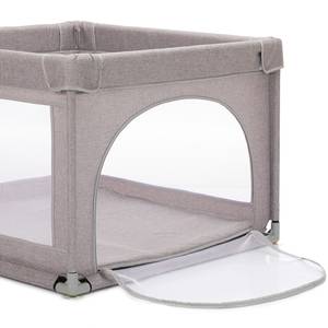 Babybox Melange Grijs - Metaal - Plastic - 95 x 68 x 95 cm