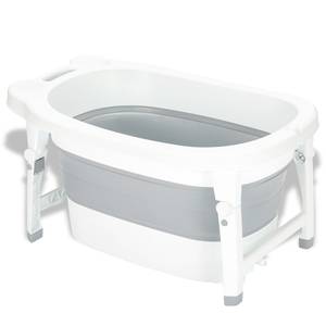 Faltbadewanne Fillikid Basic II Grau - Kunststoff - 55 x 19 x 86 cm