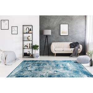 Laagpolig vloerkleed Rhodin 425 polyester - blauw - 200 x 290 cm