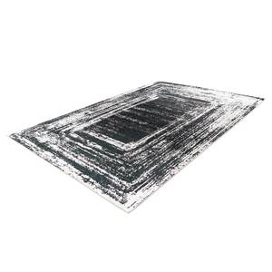 Tapis Rhodin 725 Polyester - Noir / Blanc - 80 x 150 cm