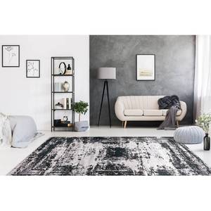 Tappeto a pelo corto Rhodin 625 Poliestere - Nero / Bianco - 80 x 150 cm