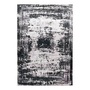 Kurzflorteppich Rhodin 625 Polyester - Schwarz / Weiß - 200 x 290 cm