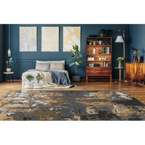 Laagpolig vloerkleed Primavera 525 textielmix - Blauw - 80 x 150 cm