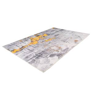 Kurzflorteppich Peron 300 Polyester - Grau / Gold - 120 x 170 cm