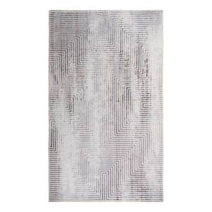 Kurzflorteppich Maya 600 Polyester - Grau - 200 x 290 cm