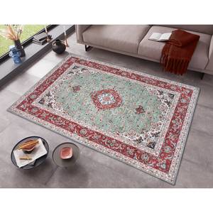 Tapis Medaillon Ava Polyester - Vert - 200 x 290 cm