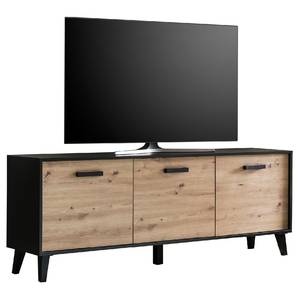 Tv-meubel Argenteuil I Artisan eikenhouten look/zwart