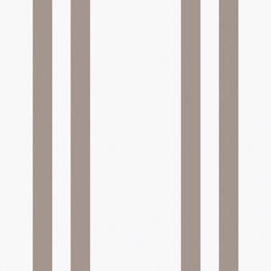Vliestapete Streifen Braun - 0,52m  x 10,05m  x 0,02m - Braun / Weiß