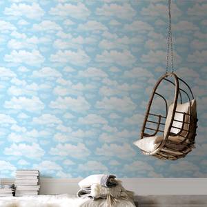 Fotomurale Cloud Nine Blu / Bianco - 0,52 m  x 10,05m  x 0,02m