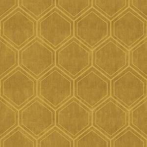 Fotomurale Hexagon Oker Marrone - 0,52m  x 10,05m  x 0,02m