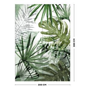 Papier peint intissé Pure Monstera Vert - 2 x 2,8 x 0,02 m