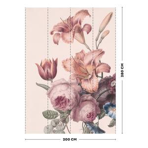 Papier peint intissé Soft Blush Blossom Pink - 2 x 2,8 x 0,02 m