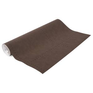 Vliestapete Leer Blokken Bruin Braun - 0,52m  x 10,05m  x 0,02m