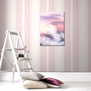 Papier peint intissé Rayures Rose - 0,52 x 10,05 x 0,02m