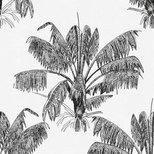 Vliestapete Vtwonen Palm Tree Weiß - 0,52m  x 10,05m  x 0,02m