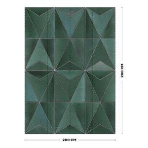 Papier peint intissé Tiles Vert - 2 x 2,8 x 0,02 m