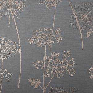 Fotomurale Wild Flower Grigio - 0,52m  x 10,05m  x 0,02m - Grigio