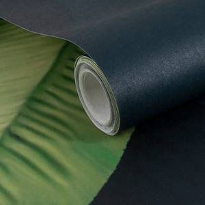 Papier peint intissé Tatum Vert / Noir - 2 x 2,8 x 0,02 m