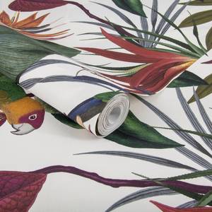 Papier peint intissé Parro Multicolore - 0,52 x 10,05 x 0,02 m - Blanc