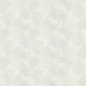 Papier peint intissé Carreaux Blanc - 0,52 x 10,05 x 0,02 m