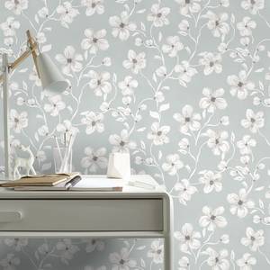 Papier peint intissé Blumen Sophie Gris - 0,52 x 10,05 x 0,02 m