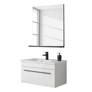 Salle de bain Farson V (2 éléments) Blanc brillant - Largeur : 80 cm