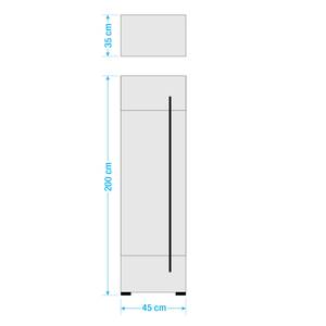 Salle de bain Farson X (5 éléments) Blanc brillant