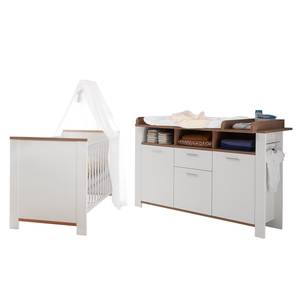 Babyzimmer-Set Adele III (2-teilig) Weiß - Holzwerkstoff