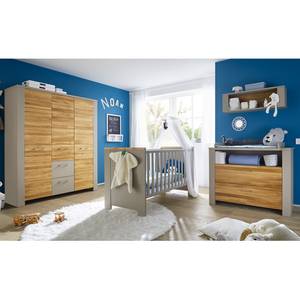 Babyzimmer-Set Tokio III (2-teilig) Braun - Weiß - Holzwerkstoff