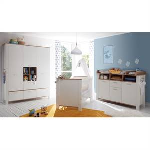 Chambre bébé Adele II (3 éléments) Blanc - Bois manufacturé