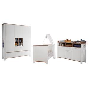 Chambre bébé Adele II (3 éléments) Blanc - Bois manufacturé