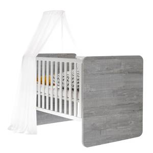 Babyzimmer-Set Frieda I (6-teilig) Grau - Weiß - Holzwerkstoff
