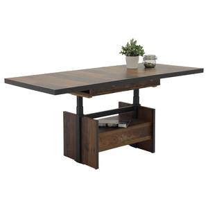 Tavolino da salotto Nolle Effetto legno anticato / Antracite