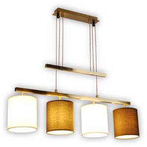 Hanglamp Tilde II textielmix/staal - 4 lichtbronnen