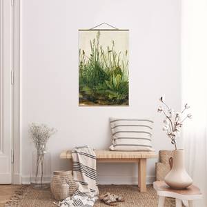 Quadro di tessuto Erba Tessuto. Legno massello - Verde - 100cm x 150cm x 0,3cm - 100 x 150 cm