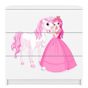 Commode Babydreams Princesse Blanc / Rose