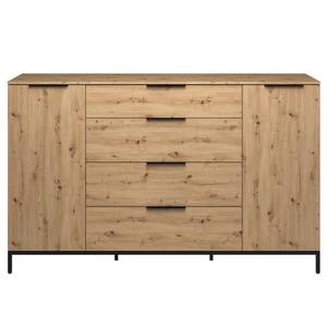 Sideboard Trend Wood I Asteiche Dekor / Schwarz