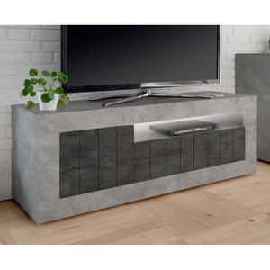 Meuble TV Urbino Anthracite / Gris clair