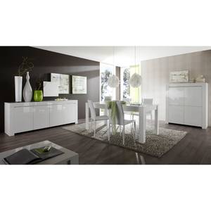 Dressoir Amalfi III hoogglans wit