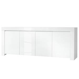 Dressoir Amalfi III hoogglans wit