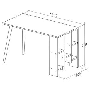 Bureau Doncaster Wit/eikenhouten look