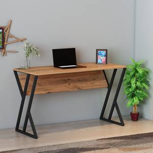 Bureau Julio knoestig eikenhouten look/zwart